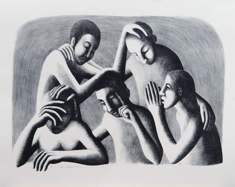 ‘Five Figures’ Lithograph (2004)