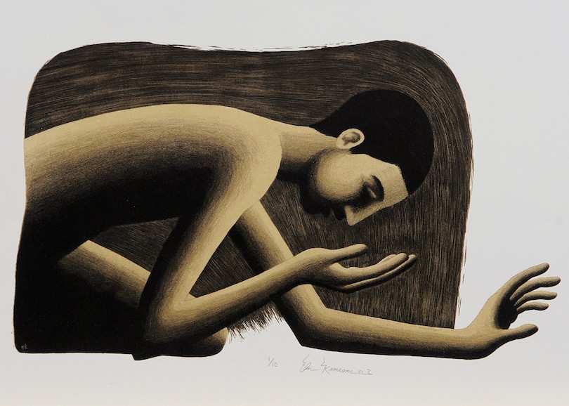 ‘Solitary Figure’ Lithograph (2001)