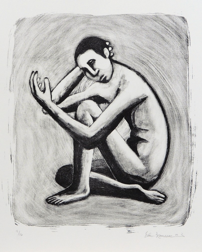 ‘Solitary Figure’ Lithograph (2000)